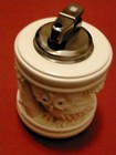 MEERSCHAUM TABLE LIGHTER OWL WITH COLIBRE TOP PIEZO 