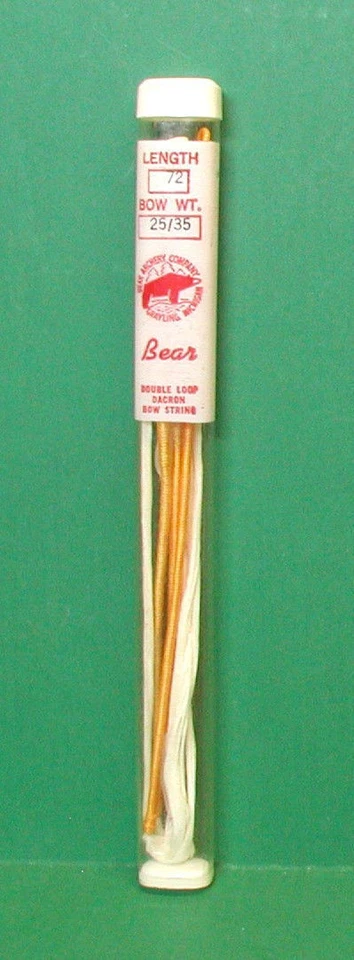 Original Bear Archery Recurve Bow Replacement String - 72" AMO - 25 to 35# - Image 1 of 1