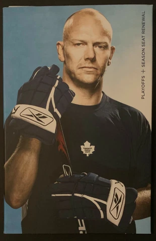 2007 Toronto Maple Leafs NHL Hockey Ticket Holder Booklet Matts Sundin Cover