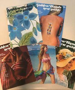 5 Issues Golden Hands New Guide Magazine 1970s Knit Sewing Crochet 