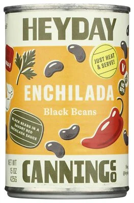 Enchilada de frijoles negros Heyday Canning Co. 15 oz (paquete de 12) Foto 1 de 2