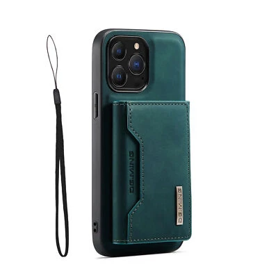 Funda de cuero para iPhone - Cubierta trasera desmontable 2 en 1 - Funda tipo billetera y tarjetero Foto 1 de 4