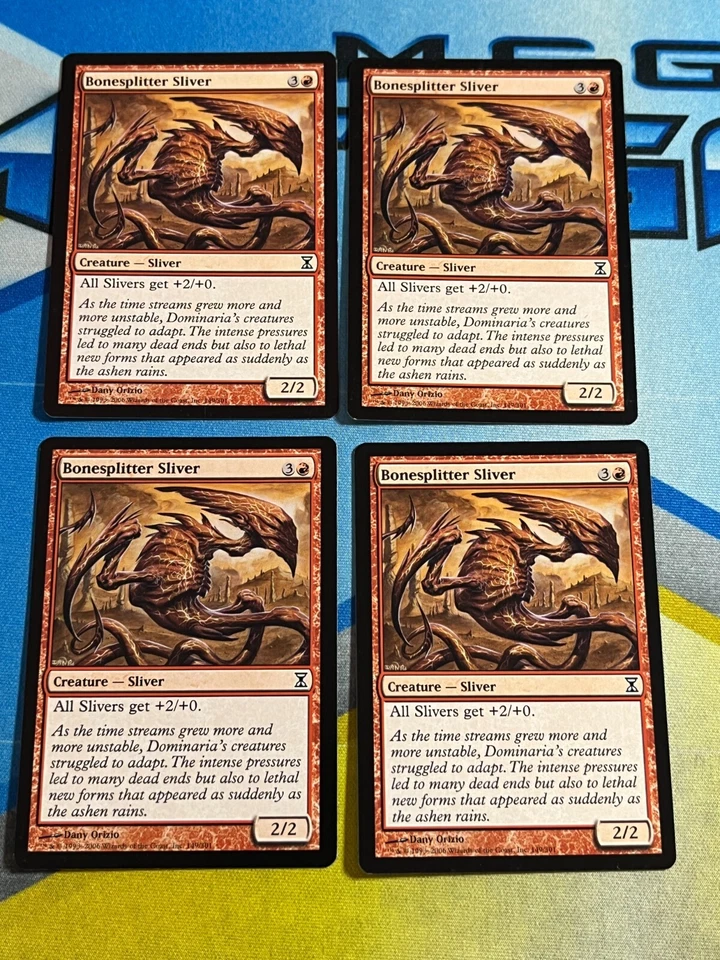 Magic the Gathering MTG Time Spiral BONESPLITTER SLIVER x4 - Image 1 of 1