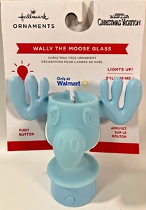 Wally der Elch Glas Punze Ornamente National Lampoons Weihnachten Urlaub - Bild 1 von 2