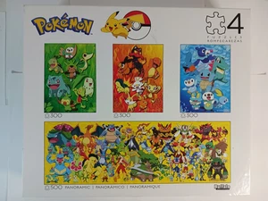 Buffalo Games Pokémon Puzzles Box Of 4   Open Box 2 Open 2 Unopened - Picture 1 of 12