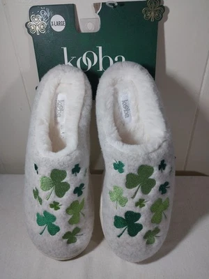 Zapatillas Kooba Tréboles Verdes Día de San Patricio Para Mujer XL 9.5-10.5 NUEVAS CON ETIQUETAS Foto 1 de 4