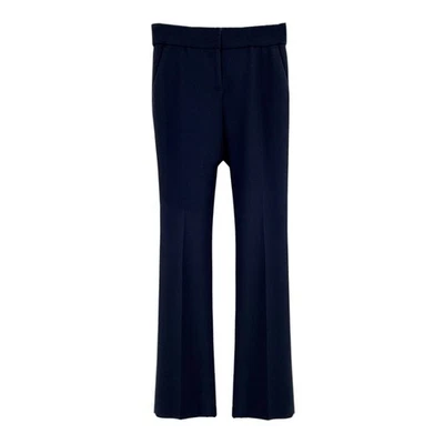 J.CREW 365 Edie Full Length Trouser in Four Season Stretch Wool Navy 00 - Image 1 of 4