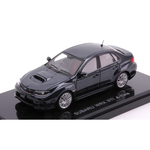 SUBARU WRX STI A-LINE 2011 METALLIC BLACK 1:43 Ebbro Auto Stradali Modellino Nuo - Immagine 1 di 1