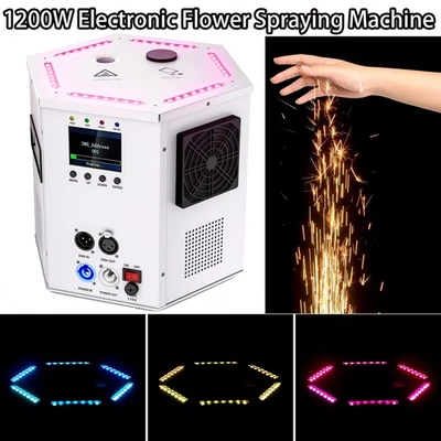 Eco-Friendly Cold Spark Machine Wireless Remote 5.5M High For Event Stage Show - Image 1 of 4