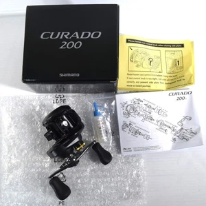 Shimano CU200K CURADO 200 K Fishing Baitcasting Reel 6.2:1 Gear Ratio - NEW - Picture 1 of 4