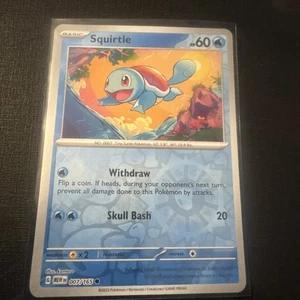 Squirtle 007/165 Sv: Scarlet & Violet 151 Reverse Holo - Picture 1 of 1