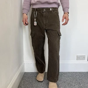 Cargo Combat Workwear Utility Murphy&nye Brown Trouser 34W - Picture 1 of 8