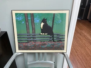Impatiens by Rick Paller Silkscreen Print 16" x 20" framed Signed Numbered 7/25 - Picture 1 of 12