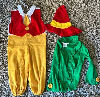 服装 Ernie The Keebler Elf 复古儿童 4-6X 3 件 — 第 1/4 张图片