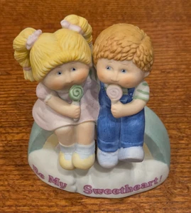 Estatuilla de porcelana vintage Cabbage Patch Be My Sweetheart 1984 - Imagen 1 de 7