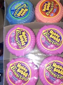 HUBBA BUBBA Original Bubble Gum 2 oz Tape (Pack Sealed of 12) BB-06-2025👍 - Picture 1 of 11