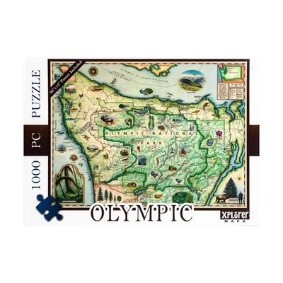 Rompecabezas mapas Xplorer olímpicos (1000 piezas) en muy buen estado+/casi nuevo Foto 1 de 2