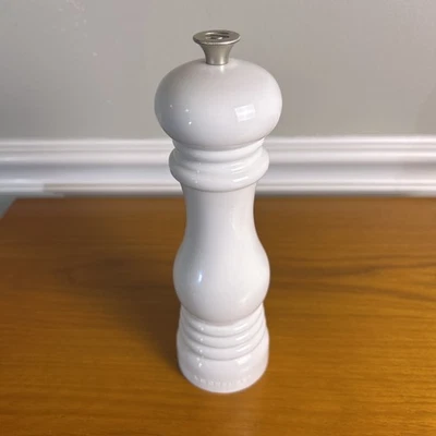 Molinillo de sal Le Creuset 8,5 pulgadas blanco marfil crema REEMPLAZO RARO Foto 1 de 4