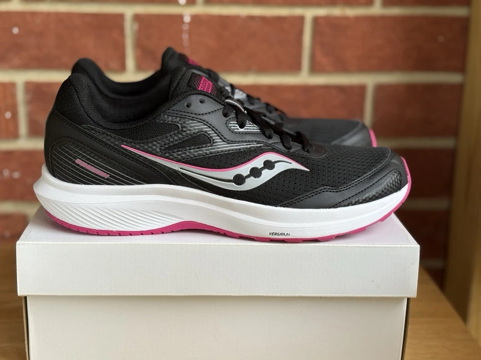 Saucony Cohesion 16 Black Pink Size 11.5 Womens New Sneakers Running Shoes - Image 1 of 4