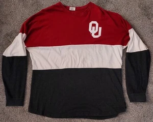 Camiseta deportiva grande Oklahoma Sooners para mujer carmesí Tri Sweeper manga larga Spirit - Imagen 1 de 16