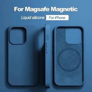 Liquid Silicone For Magsafe Magnetic Case For iPhone 16 15 14 13 12 Pro Max Plus - Picture 1 of 22