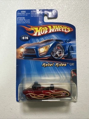 Outsider Rebel Rides 2005 Hot Wheels 1/5 rojo nuevo en tarjeta  Foto 1 de 3