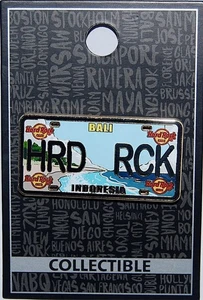 Hard Rock Cafe BALI Year 2017 License Plate Pin - Picture 1 of 1