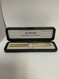 Vintage Parker 180 Imperial Tintenroller vergoldet USA Neu Tintenmine - Bild 1 von 11