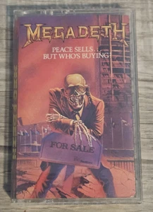 Megadeth - Peace Sells But Who's Buying Cassette 1986 Capital Big 4 Thrash Metal - Foto 1 di 3