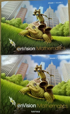 EnVision Mathematics Grade 1 Student Volume 1 & 2 Math Savvas 2020