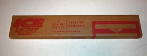 1990s Budweiser Light Ice Prestige Tapmarker Acrylic Tap Handle in Box NOS - Picture 1 of 5