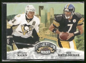 2009 Upper Deck Heroes Evgeni Malkin / Ben Roethlisberger HH #485 - Picture 1 of 2