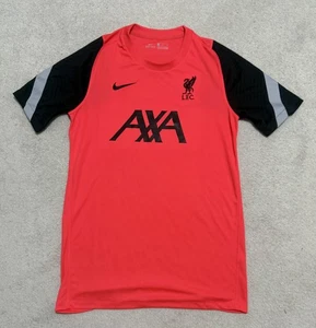 Liverpool FC Shirt Mens Small Red Black Nike Dri Fit Soccer Training Top - Picture 1 of 12