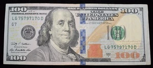 $100 dollar bill 2009A (SKU#13) - Picture 1 of 2