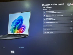 Microsoft surface pro7 Snapdragon X Elite X1E80100 64 GB Ram 1TB touchscreen - Picture 1 of 8
