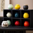 Ceramic Sealed Jar Gift Sub-bottling Tea Storage Jar Color Glaze Ceramic Jars