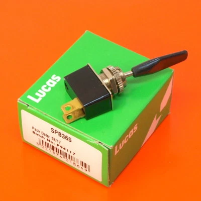 Lucas Momentary Long Toggle Flick Paddle Switch Lever Flasher Washer Horn SPB365 - Image 1 of 4