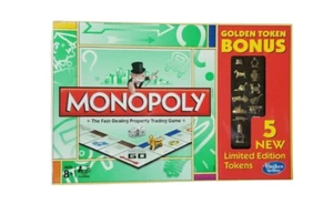 NUEVO Raro 2012 Edición Limitada Hasbro MONOPOLY JUEGO DE MESA Bonus 13 Fichas Doradas - Imagen 1 de 6