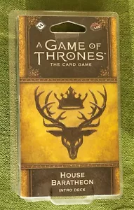 A Game of Thrones LCG card game: House Barratheon, new, second edition - Picture 1 of 2