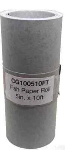 145P Tags 10' FishPaper CG100510FT Insulating GREY fishpaper Roll 5"x10'x0.010" - Picture 1 of 1