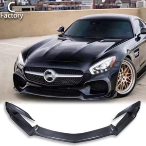 CARBON FIBER Front Bumper Lip Splitter FOR MERCEDES BENZ AMG GT GTS - Bild 1 von 12