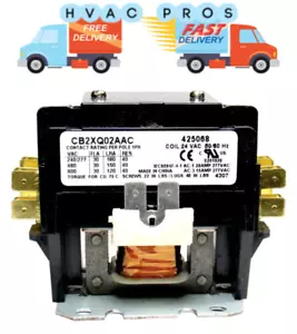 Trane American Standard Contactor Relay 2 Pole 30 Amp C147894P03 3100-20Q1542 - Picture 1 of 4