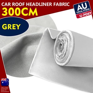 Foam Backed Headliner Fabric Sound Reduction Car Truck SUVs Roof Lining Restore - Picture 1 of 21