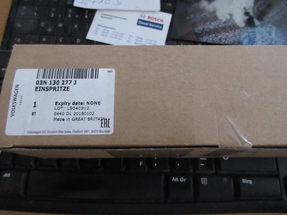 Einspritzdüse 03N130277J original VW Audi Seat Skoda neuteil original - Bild 1 von 1