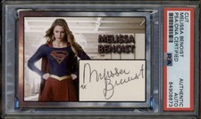 Cut Trading Card Autograph Melissa Benoist Auto PSA Authentic