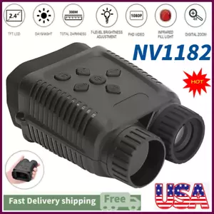NV1182 Infrared Night Vision Binoculars 8x zoom Digital Hunting Camera Goggles - Picture 1 of 8
