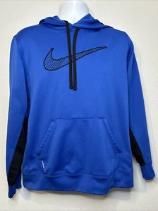 Nike Herren Blau Hoodie Therma-Fit Pullover Langarm Sweatshirt Größe M - Bild 1 von 5