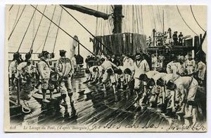 CPA - Carte Postale - Bateaux - Le Lavage du Pont - 1903 ( I11223) - Picture 1 of 2