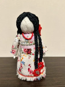MOTANKA UKRAINIAN FOLK HANDMADE unique DOLL TALISMAN Bereginya Embroidery Toy - Picture 1 of 7
