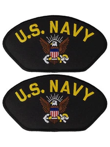 Parche de hierro para veteranos militares de la Marina de los Estados Unidos solo 2 piezas - Imagen 1 de 5